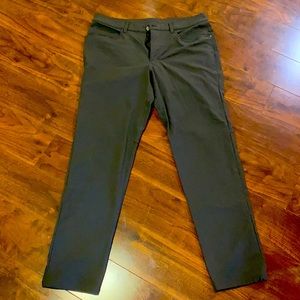 Men’s Lululemon ABC charcoal colored pants. Size 33. Worn once.